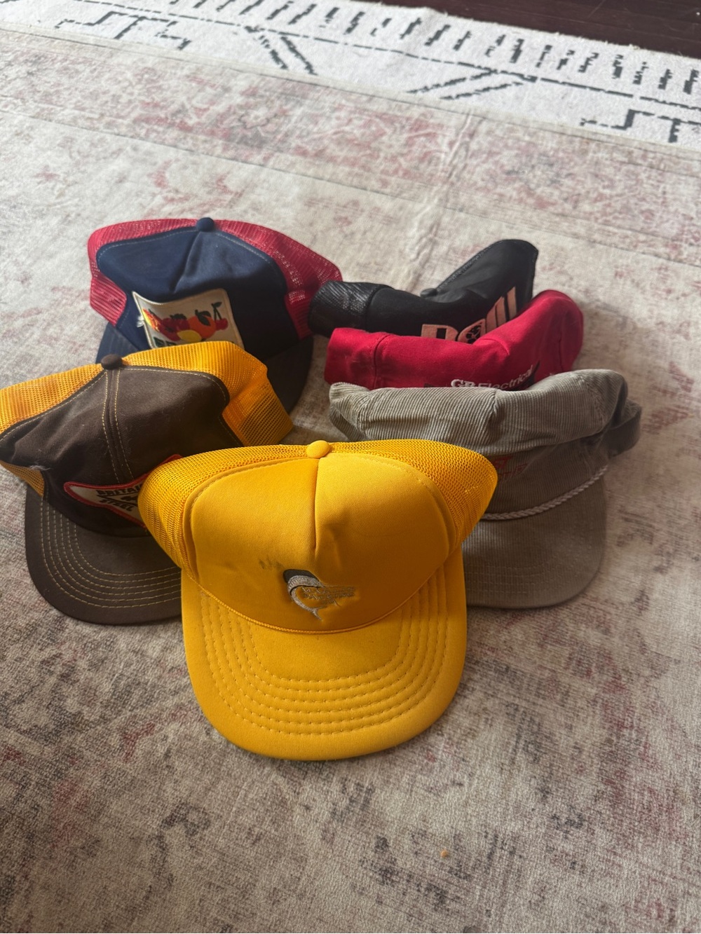 Vintage Trucker Hats - 6 total